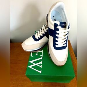 NIB J.Crew lace up retro sneakers